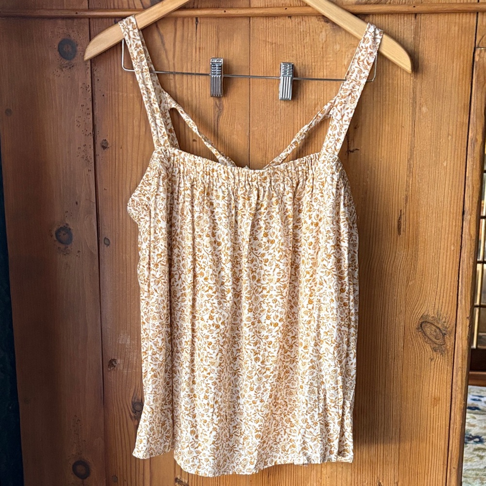 Old Navy Floral Print Camisole - Cream